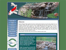 Tablet Screenshot of nbwatergardens.com